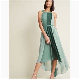 ❗️🔥SALE ❗️ Modcloth Green Color Block Dress 2XL